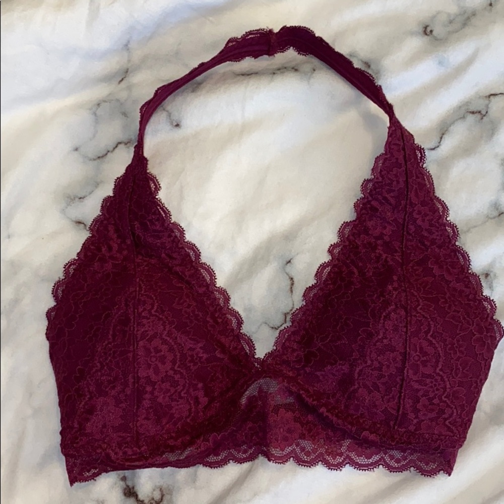 Maroon Hollister Bralette